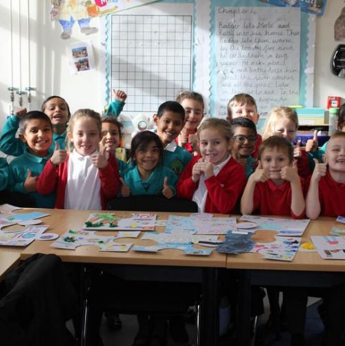 Audley Infant school linked art project​​​​​​​​​​​​​​